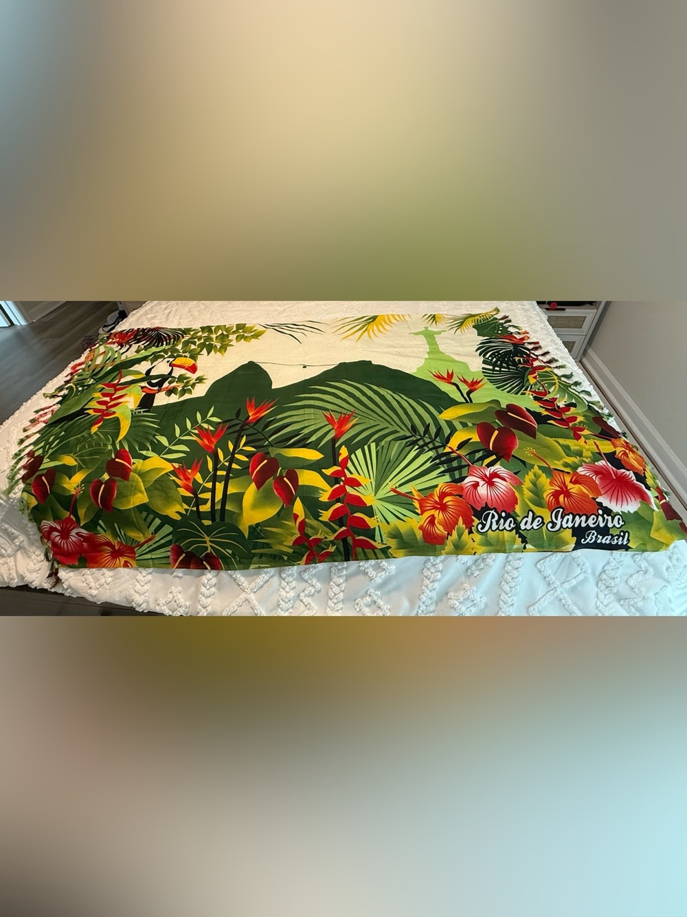 Tropical Pareo beach wrap, Brand new